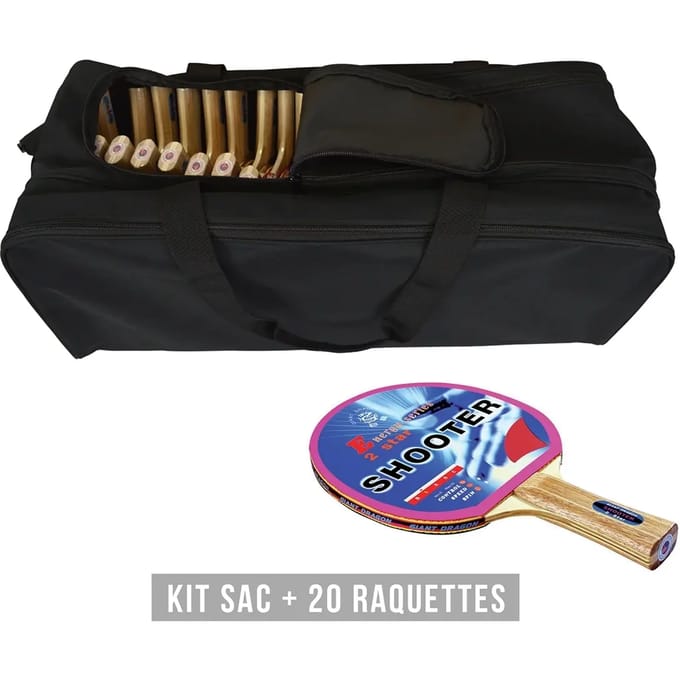 Racketset (tas + 20 rackets) Sporti Shooter