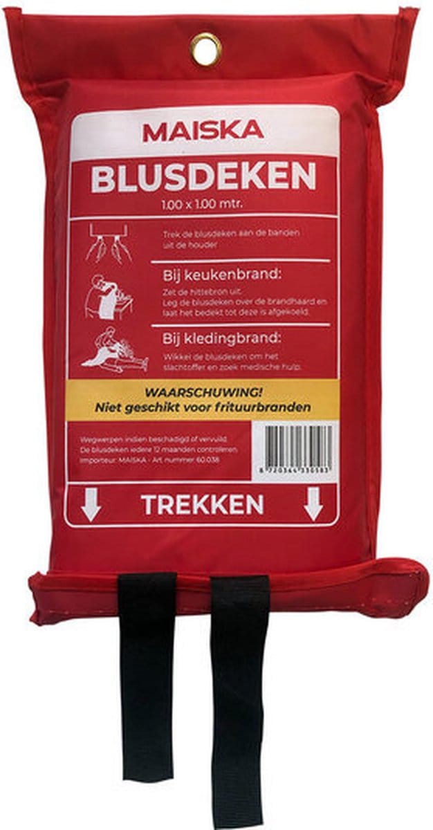 Blusdeken softbag 100x100 cm