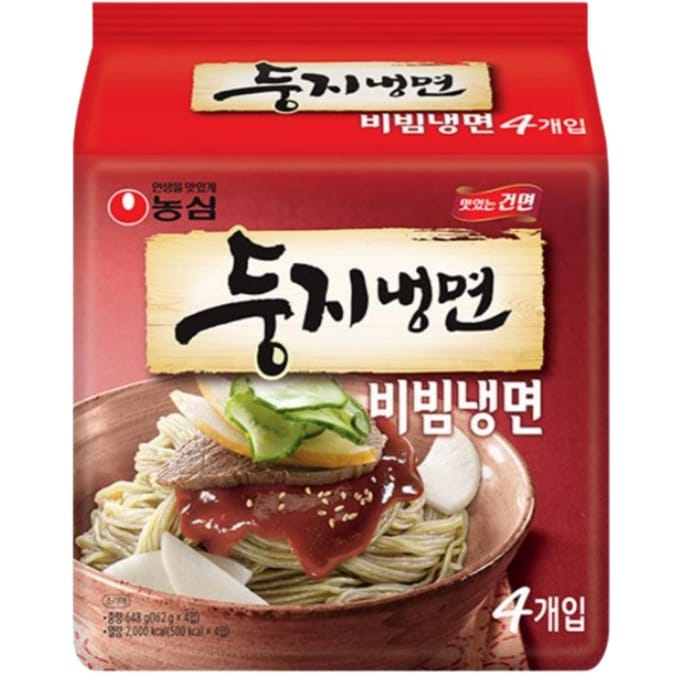 [Nongshim] Doongji Koude Noedels 2 Soorten Bibim-Naengmyeon