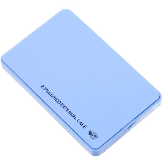 2,5 inch USB 3.0 Harde Schijf Behuizing 5Gbps SATA HDD SSD Mobiele Externe Case voor Notebook blauw