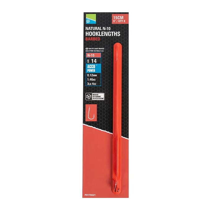 Gemonteerde leiders Preston natural n-10 mag (x8)
