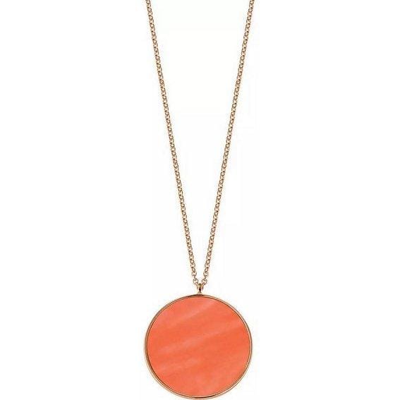 Morellato Perfetta roségoudkleurige sterlingzilver SALX11 damesketting beige