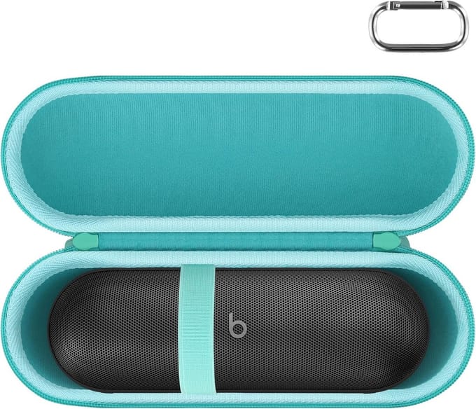 Harde Reisetui voor Draadloze Bluetooth Luidspreker - Mint Groen, Modern Ontwerp