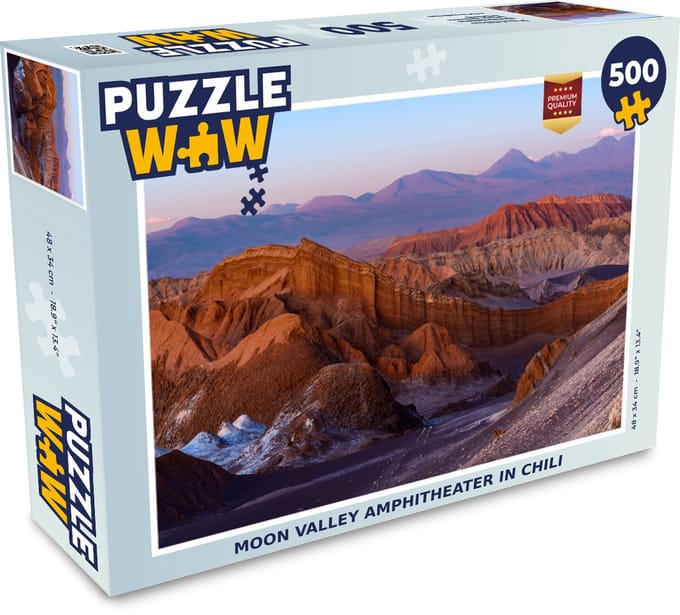 Puzzel Moon Valley Amphitheater in Chili - Legpuzzel - Puzzel 500 stukjes