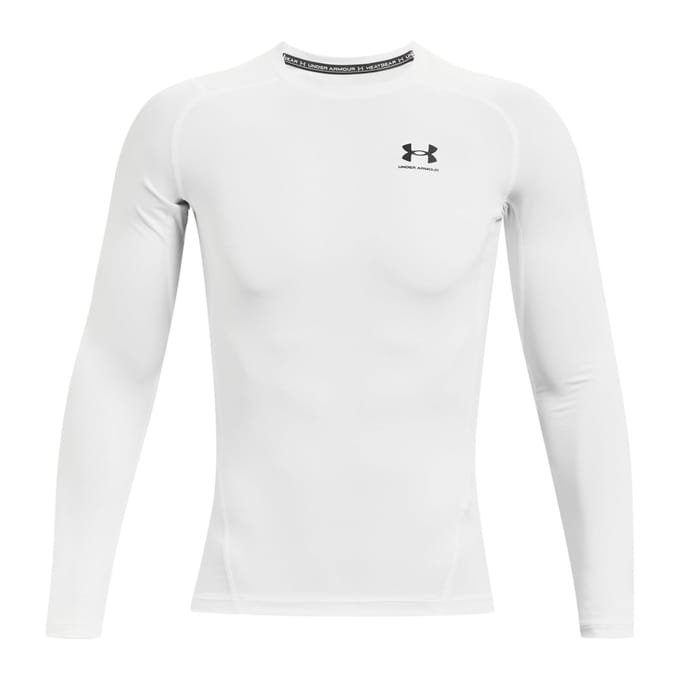 Under Armour Baselayer Hg Comp Longsleeve Ondergoed Met Lange Mouwen Wit K100