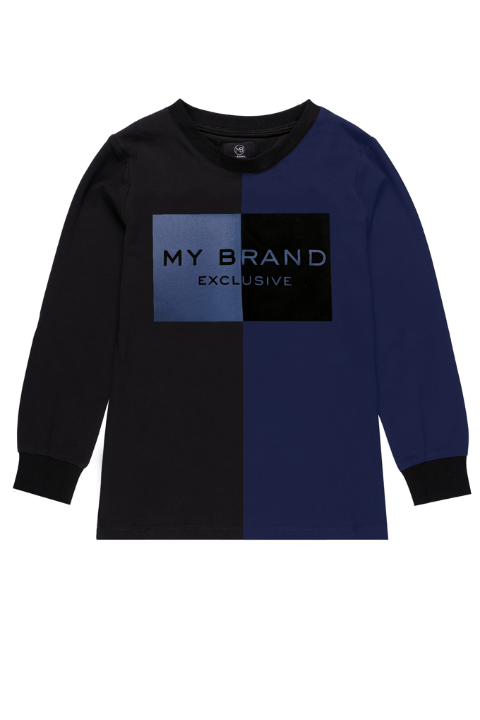 Two Sides Longsleeve | BLACK - BLACK / 3