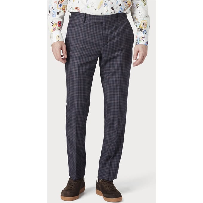 Paul Smith Trouser Dark Violet Größe: W36 | Maßgeschneiderte Hosen Outlet | Herren | Violett