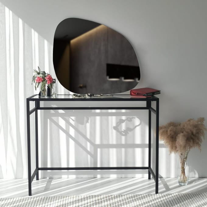 Soho Spiegel | 100% MDF | Wit - Emob - Spiegels - Zwart - MDF