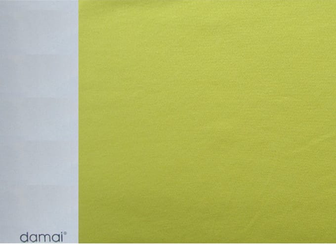 Damai Double Jersey Hoeslaken - Ledikant - 60x120 cm - Celery