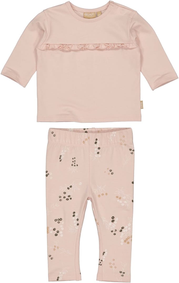 Shirt Fenna en Broek Flora roze maat 62