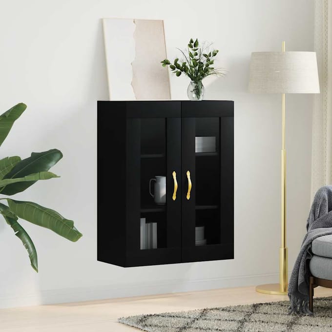 vidaXL - Hangkast - 69,5x34x90 - cm - zwart