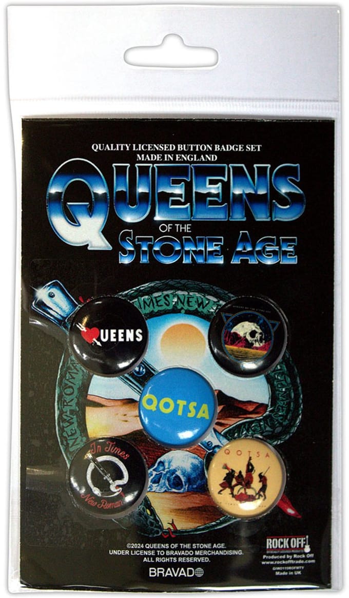 Queens Of The Stone Age - Logos Badge/button - Multicolours