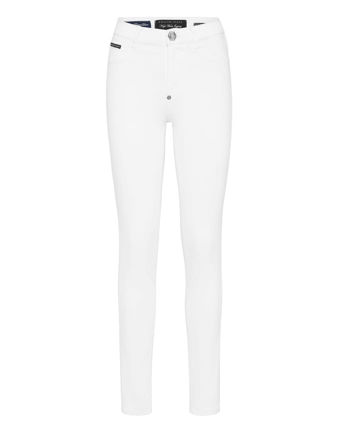 Denim High Waist Jegging Logo