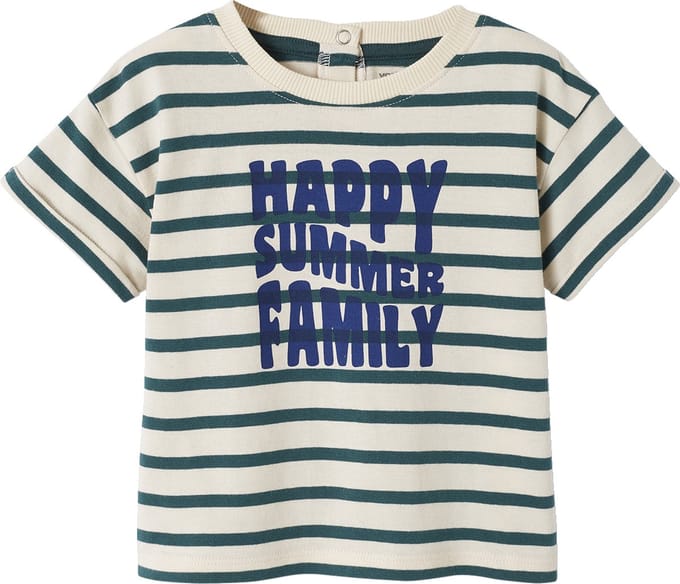 Vertbaudet Baby capsule t-shirt zeemansfamilie