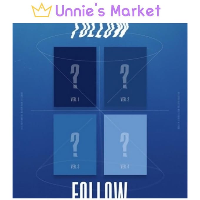 MONSTA X - FOLLOW FIND YOU(WILLEKEURIG) RANDOM 1EA blue