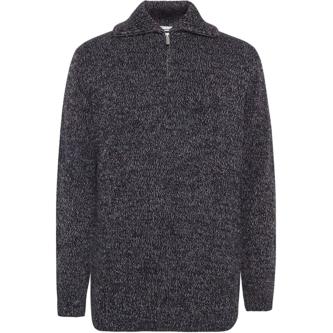 Pull kwart rits KnowledgeCotton Apparel