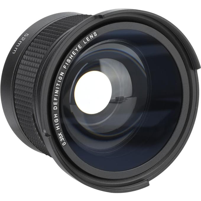 52mm 0.35X Universele Groothoek Fisheye Lens met Lensdoppen Opbergtas voor SLR DSLR gray