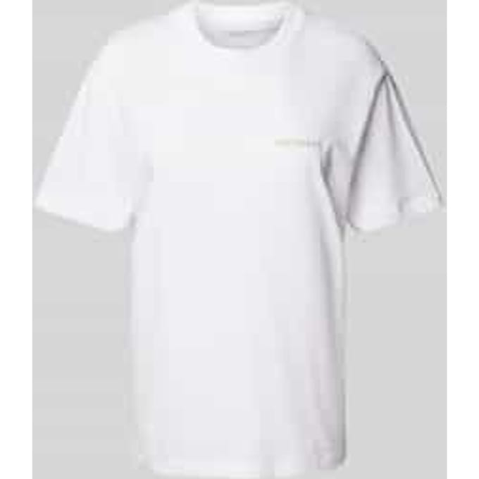 T-shirt met labelstitching