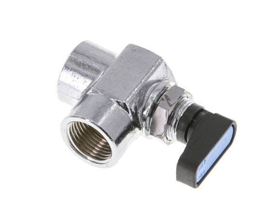 G 3/8 inch Compacte 2-Weg Haakse Kogelkraan Messing - BL2BC-MAN-SD-038