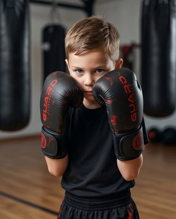 Guard Youth Gloves – Shadow Red 8z