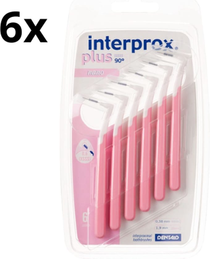 Interprox Plus Nano - 1.9mm - 6 x 6 stuks - Voordeelverpakking