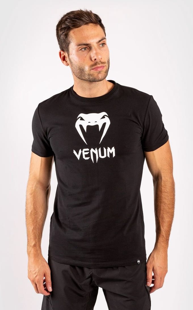 Venum Classic T-Shirt Zwart met wit - M