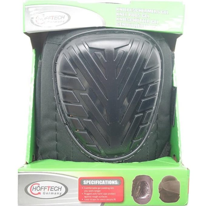 Hofftech Elastische kniebeschermers - Gelvulling - PVC-buitenschaal - Klittenbandsluiting - 1 paar