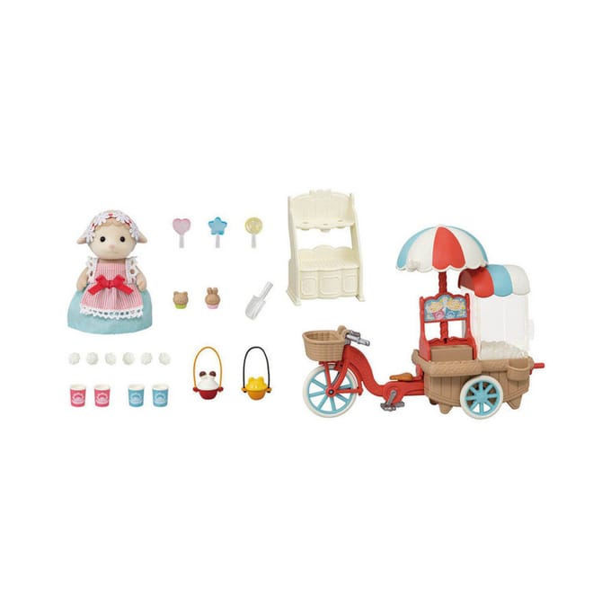 Sylvanian Families 5653 Moeder Schaap met popkorncar Speelsets