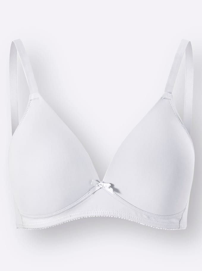 Naturana - Voorgevormde soft bh - 5166 - Wit - 75B