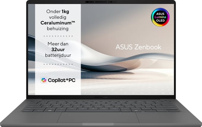 ASUS Zenbook A14 UX3407QA-QD237W - Copilot+ Laptop - 14 inch