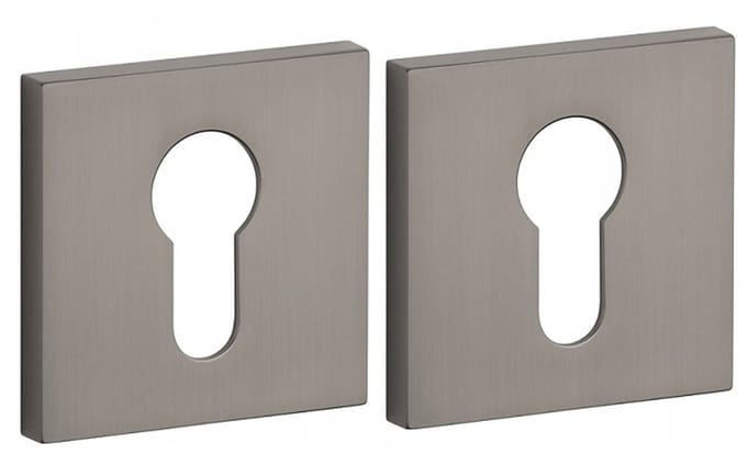 Stijl Vierkant Rozet Titanium Slim - Deurbeslag