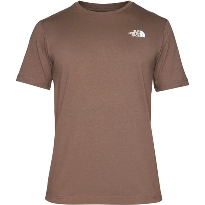 The North Face S/S Redbox Casual T-shirt heren Bruin L