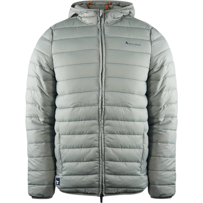 Aquascutum London Logo Grey Active Hoodie Jacket