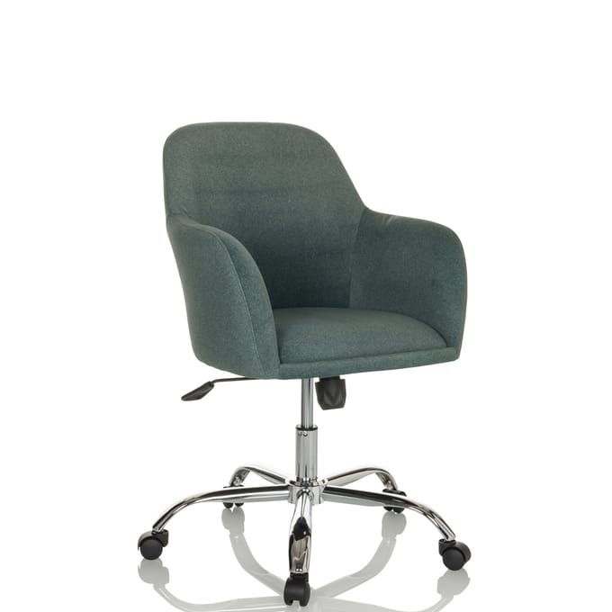 Bureaustoel / Draaistoel stoel / Schelp stoel SOLAO 300 Stof groen hjh OFFICE
