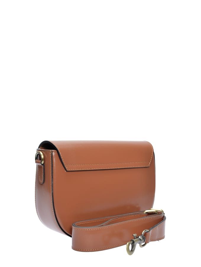 Isabella Rhea Brown Rundleer Tas