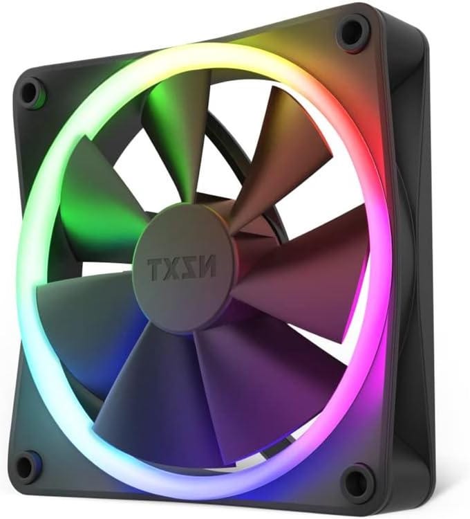 RGB Ventilator - PC Fan - Stille Koeling - Individuele LED's - 120mm - Zwart