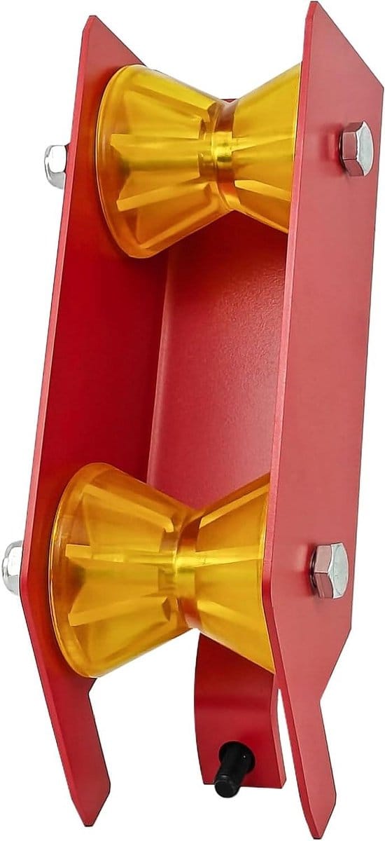 Pomp Trek Gereedschap - Putpomp Installatiehulp - Putpomp Plaatsen - Gecentreerde Pijpgeleiding - 103 mm Binnenbreedte - Rood