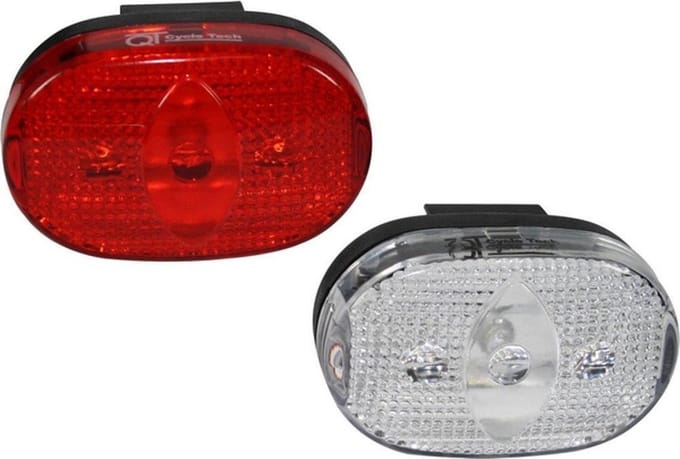Cycle Tech Verlichtingsset Batterij Led Zwart