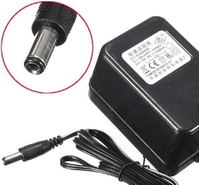 Motocars Benelux Oplader - 12V adapter voor elektrische kinderauto