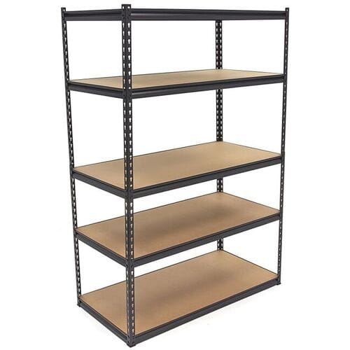 HBM stellingkast extra breed 5 x 60 kg, 2-delig