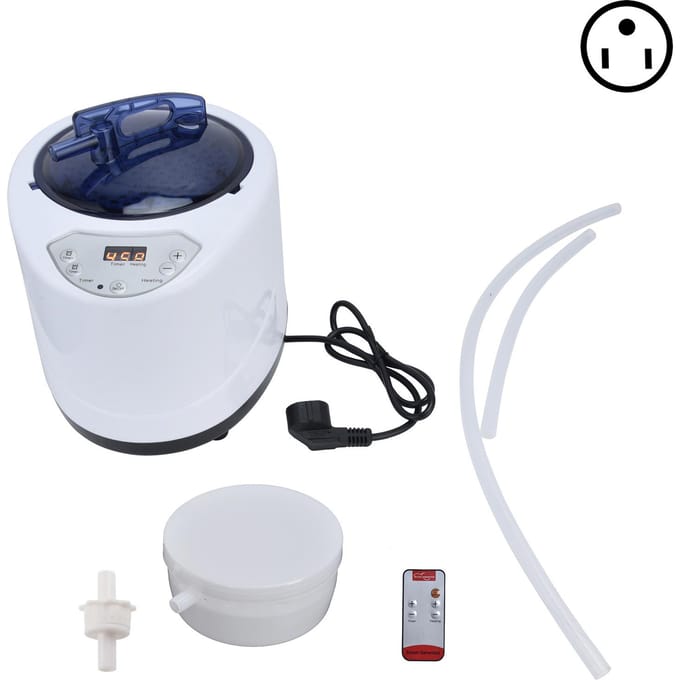 1000W Sauna Stoompot Machine Draagbare Sauna Stoomgenerator Fumigatie Machine voor Thuis SpaUS white