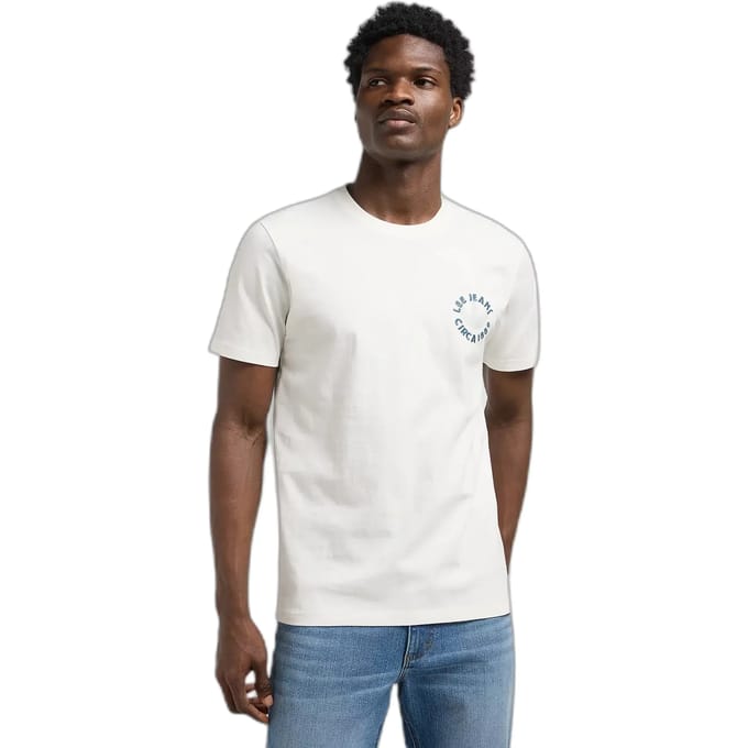 Lee Elevated T-shirt Met Korte Mouwen Wit S Man