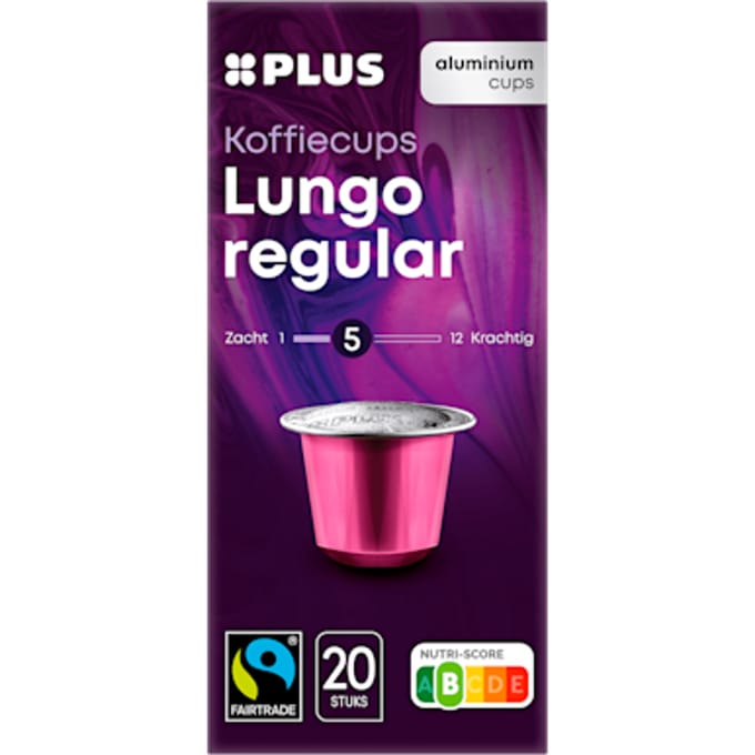 Koffiecups lungo regular Fairtrade