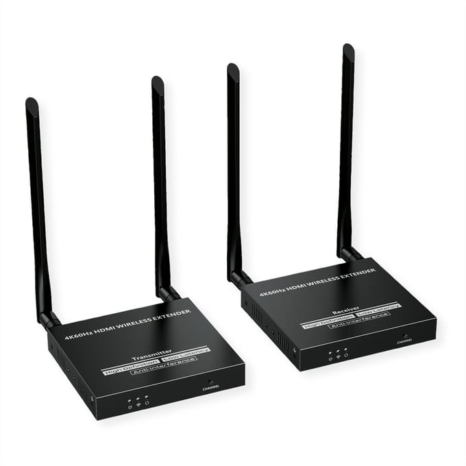 Value VALUE Wireless HDMI 4K A/V System, 50 m Draadloze HDMI-set 50 m 3840 x 2160 Pixel