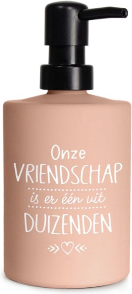 Zeeppompje 'Onze vriendschap is er 1 uit duizenden'