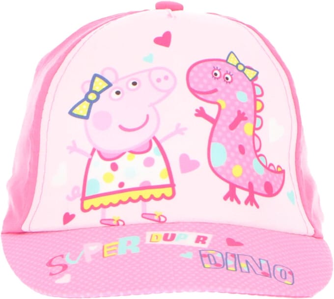 Peppa Pig pet/cap - 53 cm - roze