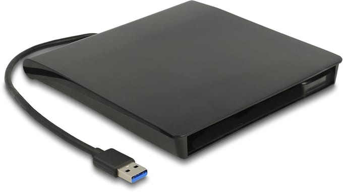 Delock External Enclosure for 5.25? Slim SATA Drives 12.7 mm to SuperSpeed USB 5 Gbps Type-A male