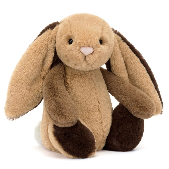 Jellycat knuffel Bashful Patchwork Brown Bunny