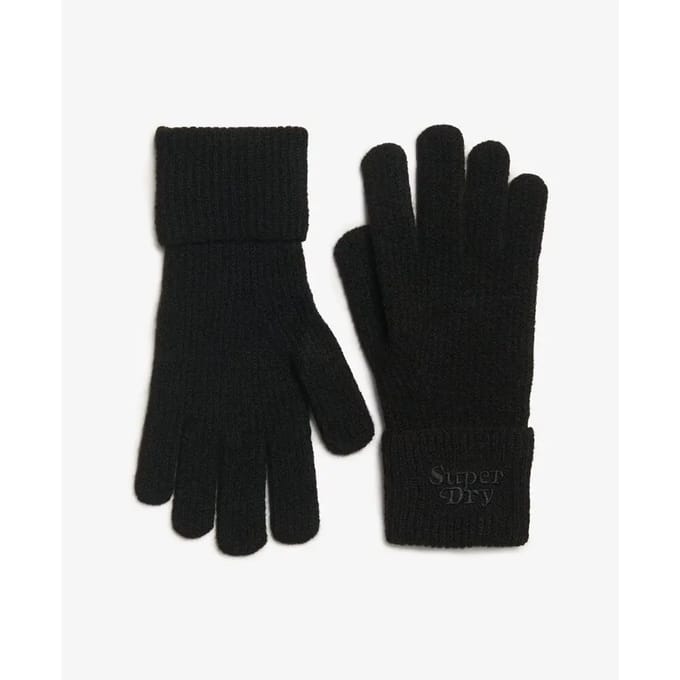 Gebreide kinderhandschoenen Superdry Soft Rib
