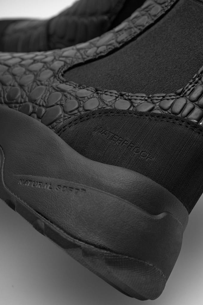 Woden Siri Croco Waterproof Black Taglia: 36 | Stivali Outlet | Donna | Nero